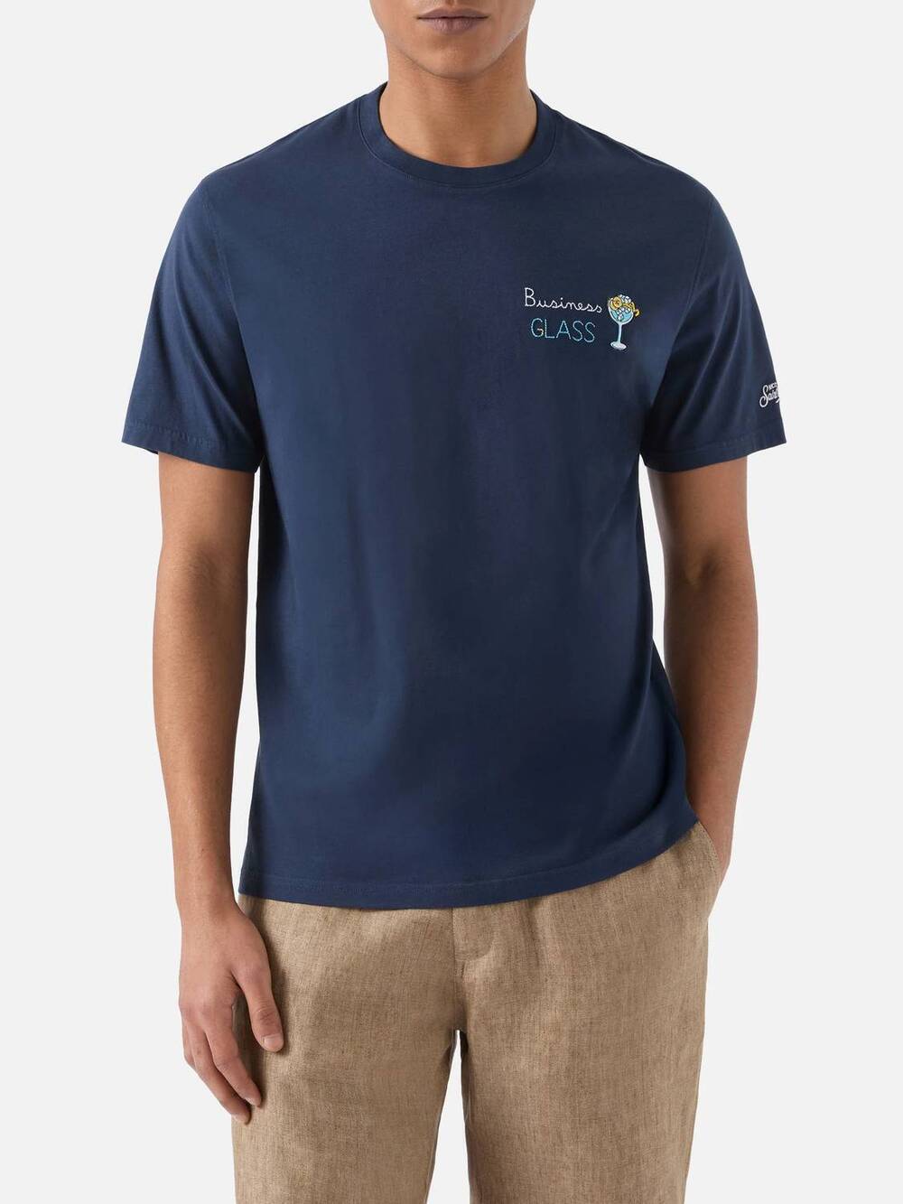 NEW MC2 SAINT BARTH portofino tee in business glass